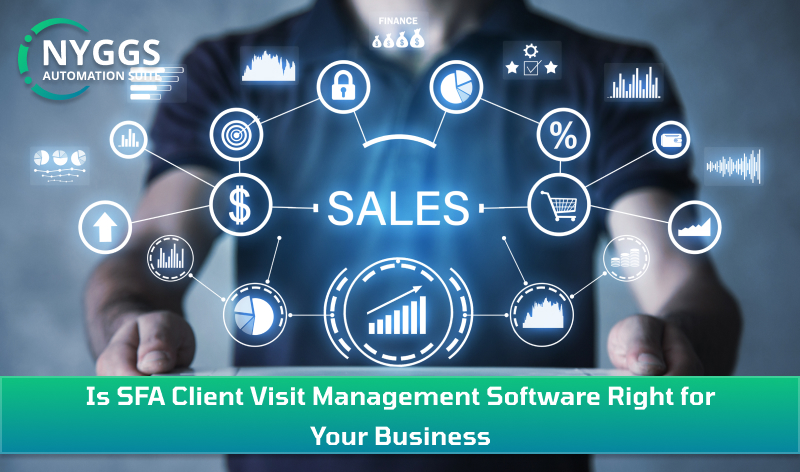 sfa client visit management software